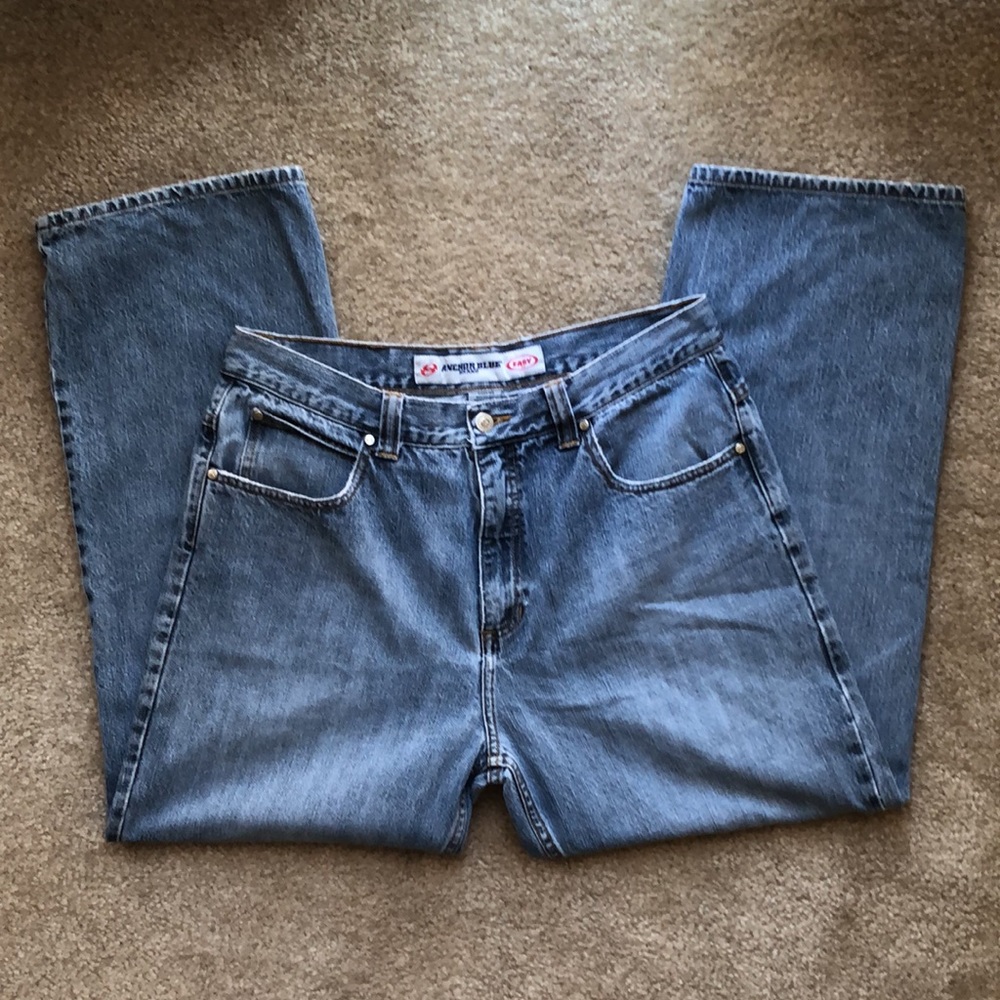 Vintage Anchor Blue EASY Fit 34x30 Jeans - Men’s